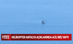 Türk Deniz Kuvvetlerine ait helikopter Antalya açıklarında acil iniş yaptı