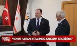 Öztürkler: “Güzelyurt sosyal konut, hastane ve tarımsal kalkınma ile gelişiyor”