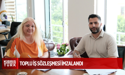 Mehmetçik Büyükkonuk Belediyesi’nde Toplu İş Sözleşmesi imzalandı