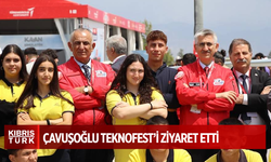 Bakan Çavuşoğlu, TEKNOFEST KKTC’de öğrencilerle buluştu