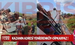 Yenierenköy-Dipkarpaz' da trafik kazası !
