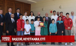 Başçeri, TEKNOFEST KKTC’ye katılan Türkiye Maarif Vakfı heyetini kabul etti