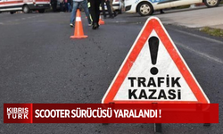Elektrikli scooter ile çukura düşen sürücü yaralandı