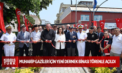 MUHARİP GAZİLER İÇİN YENİ DERNEK BİNASI TÖRENLE AÇILDI