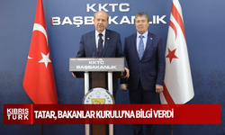 Cumhurbaşkanı Tatar, Bakanlar Kurulu'na bilgi verdi