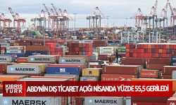 ABD'nin dış ticaret açığı nisanda yüzde 55,5 geriledi