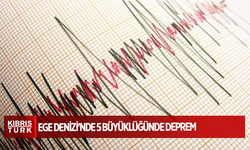 Ege Denizi'nde 5 büyüklüğünde deprem