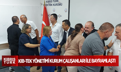 KIB-TEK YÖNETİMİ KURUM ÇALIŞANLARI İLE BAYRAMLAŞTI