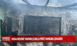 Kısa devre yapan çoklu priz yangın çıkardı