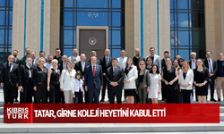 Cumhurbaşkanı Ersin Tatar, Girne Koleji heyetini kabul etti