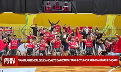Vakıflar Tekerlekli Sandalye Basketbol Takımı oyuncularından tarihi başarı