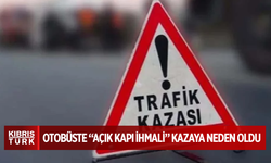 Otobüste “açık kapı ihmali” kazaya neden oldu: Bir yolcunun ayağı kırıldı!