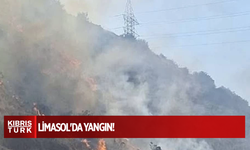 Limasol'da yangın: İtfaiyenin müdahalesi sürüyor