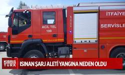 Şarj aletin ısınıp yorganı tutuşturması sonucu yangın meydana geldi