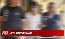 Lefkoşa’da soygun ve kaçırma suçundan yargılanan M. K.'ya 4 yıl hapis cezası