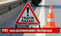 Üç ayrı trafik kazasında 2 yaralı