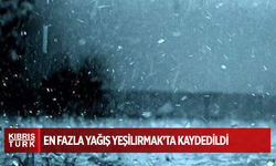 Son 24 saatte en fazla yağış Yeşilırmak’ta kaydedildi