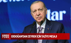 Türkiye Cumhurbaşkanı Erdoğan'dan Zeyrek için taziye mesajı