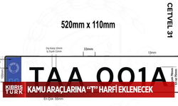 KKTC'DE YENİ PLAKALAR YÜRÜRLÜĞE GİRDİ