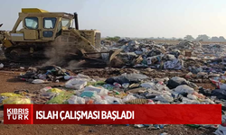 Beyarmudu çöplüğünde ıslah çalışması başladı