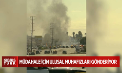 Los Angeles'taki sınır protestosuna müdahale için Ulusal Muhafızları gönderiyor
