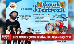 Beyarmudu Belediyesi 3.Uluslararası Çocuk Festivali bu akşam başlıyor