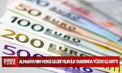 Almanya'nın vergi geliri yılın ilk yarısında yüzde 8,1 arttı