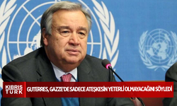Guterres, Gazze'de sadece ateşkesin yeterli olmayacağını söyledi
