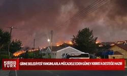 Girne Belediyesi yangınlarla mücadele eden Güney Kıbrıs'a desteğe hazır