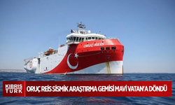 Oruç Reis Sismik Araştırma Gemisi Mavi Vatan'a döndü