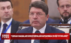 Türkiye Adalet Bakanı Tunç: Orman yangınları soruşturmaları kapsamında 39 kişi tutuklandı