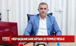 MİSP Başkanı Sancar’dan 20 Temmuz Mesajı