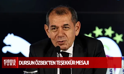 Dursun Özbek'ten teşekkür mesajı