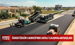 Özker Özgür Caddesi’nde Asfalt Çalışmaları Başladı
