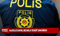 Alkollü şahıs, bıçakla tehdit savurdu!