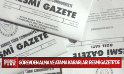 Görevden alma ve atama kararları Resmi Gazete’de