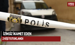 Bugün gerçekleştirilen denetimlerde İzinsiz ikamet eden 2 kişi tutuklandı