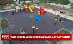 Sabır Sokak ile Akkaya Sokak arasında yer alan park yenilendi