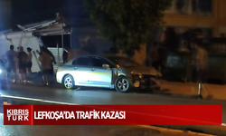 Lefkoşa’da Trafik Kazası: 1 Yaralı
