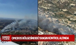 Omodos bölgesindeki yangın kontrol altında