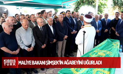 MALİYE BAKANI ŞİMŞEK'İN AĞABEYİNİ UĞURLADI
