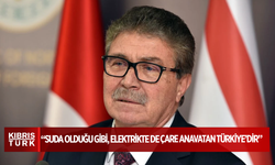 Üstel'den açıklama: Suda olduğu gibi, elektrikte de çare Anavatan Türkiye’dir