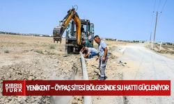 YENİKENT – ÖYPAŞ SİTESİ BÖLGESİNDE SU HATTI GÜÇLENİYOR
