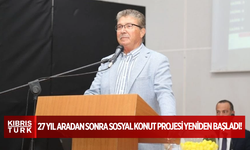 Üstel, Güzelyurt kura çekiminde: 27 yıl aradan sonra sosyal konut projesi yeniden başladı!