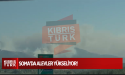 Soma’da Alevler Yükseliyor! Dumanlar Otobandan Görülüyor