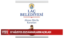 Lapta Alsancak Çamlıbel Belediyesi Meclisi 07 Ağustos 2025 Kararlarını Açıkladı