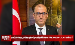 Bakü Büyükelçiliği İletişim Müşaviri İşbilir Kıbrıs Türk Haberin 4.yılını tebrik etti