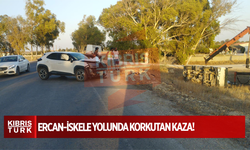 Ercan-İskele Yolunda Trafik Kazası: 2 Yaralı