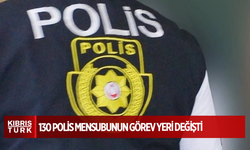 130 polis mensubunun görev yeri değişti, 187 polis memuru adayının da ilk atamaları yapıldı