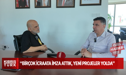 Amcaoğlu: “Üç yılda birçok icraata imza attık, yeni projeler yolda”